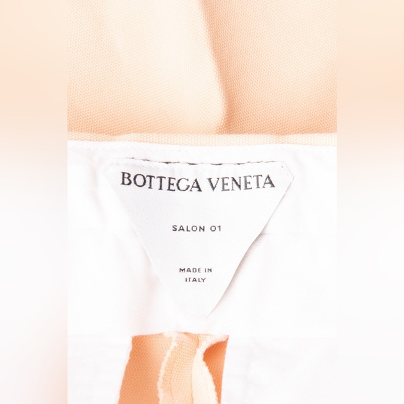 NEW BOTTEGA VENETA Orange Cream Neutral Straight Leg Pants Slacks dress pants - Picture 4 of 6